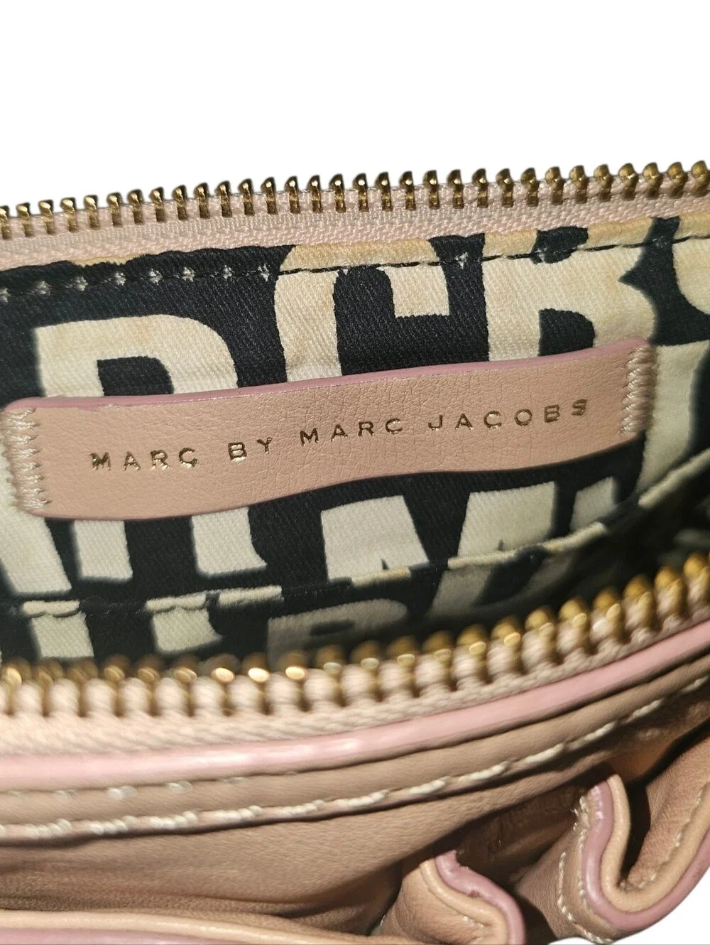 Marc By Marc Jacobs Light Pink Totally Turnlock Percy Crossbody Gold Hardware